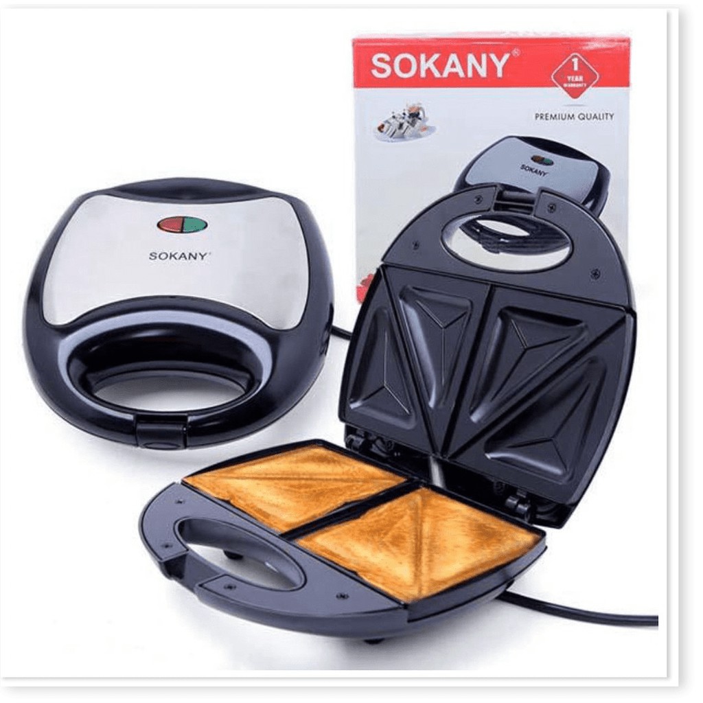🔥HOT🔥 Máy làm bánh Hotdog Sokany KJ-102, dễ dàng vệ sinh, an toàn tiện lợi. 2278