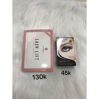 uốn mi lash lift + phủ đen mi