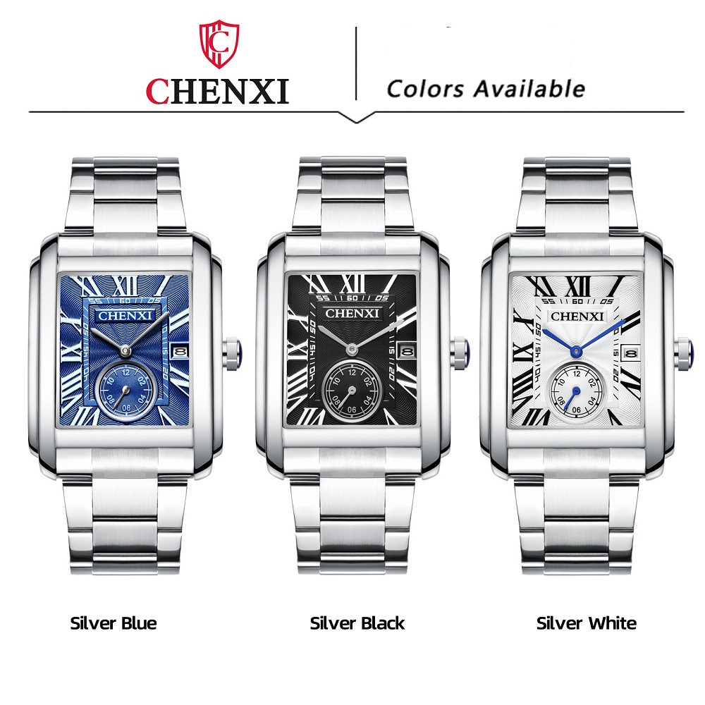 Đồng Hồ Đeo Tay CHENXI Chống Thấm Nước Bằng Thép Không Gỉ Sang Trọng Cho Nam