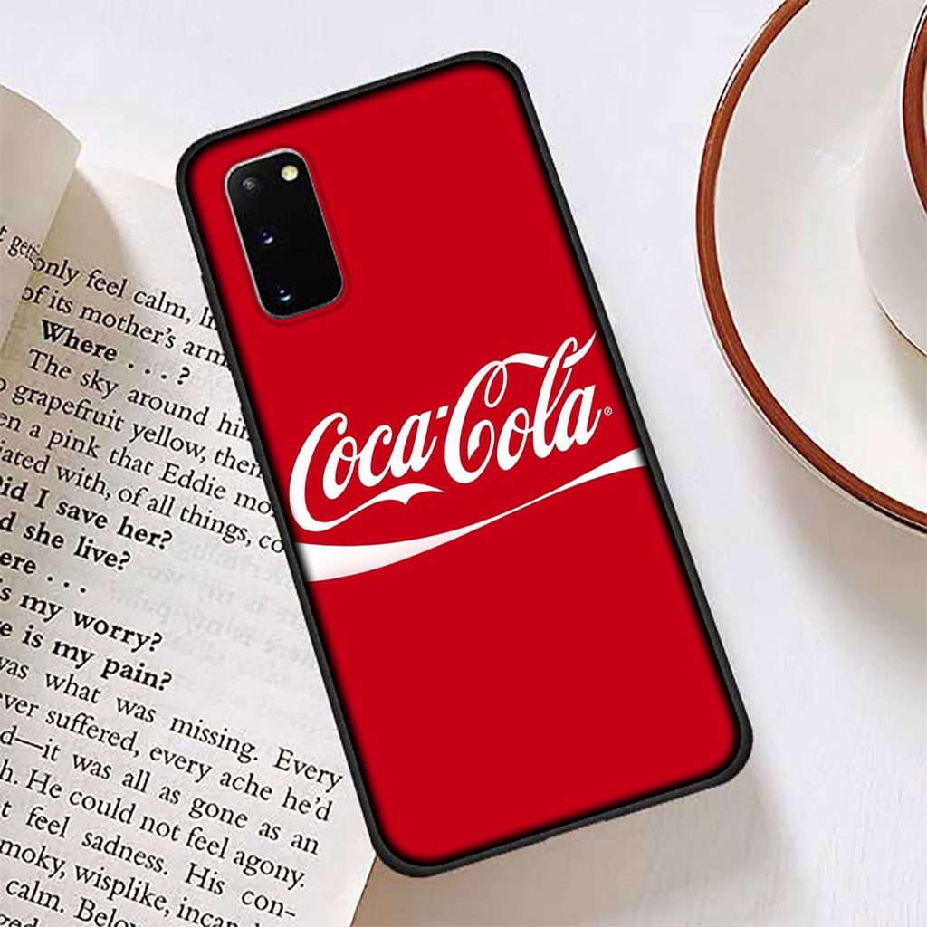 Ốp Điện Thoại Silicon Mềm In logo Coca Cola Cho Samsung S10 S21 S20 Fe Ultra Lite Plus S21S HOOP64