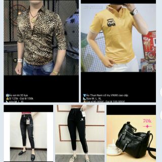 Combo quần áo nam nữ và túi sale ( Shop phạm tiên)