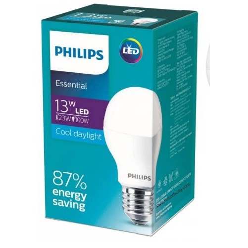 🔥XẢ HÀNG TRẢ KHO Philips🔥 bóng đèn led buld essential 5W 7W 9W 11W 13W A60 E27 ánh sáng trắng 220V
