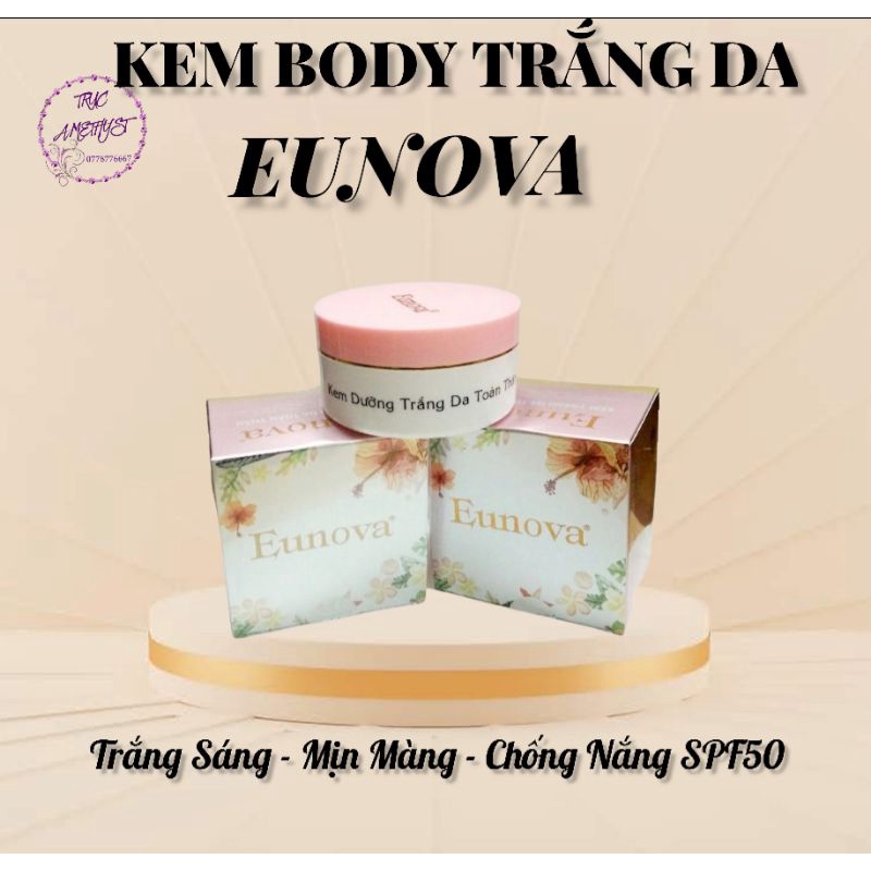 KEM DƯỠNG TRẮNG DA EUNOVA MAKE UP NGỌC TRAI TRẮNG NHƯ SỨ SPF50