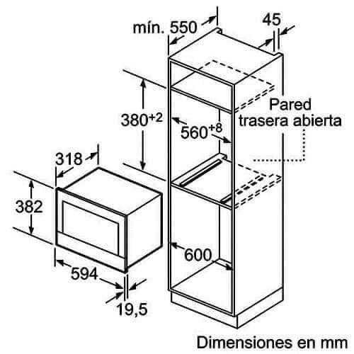 Lò vi sóng âm tủ Bosch BFL634GB1 Serie 8 made in UK - HANGGIADUNGDUC99