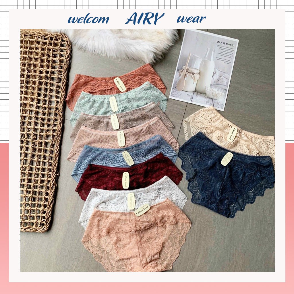Quần Lót Ren Thái Form To, Quần Lót Nữ Vải Ren Mềm Mại Xuyên Thấu 21A09 | BigBuy360 - bigbuy360.vn