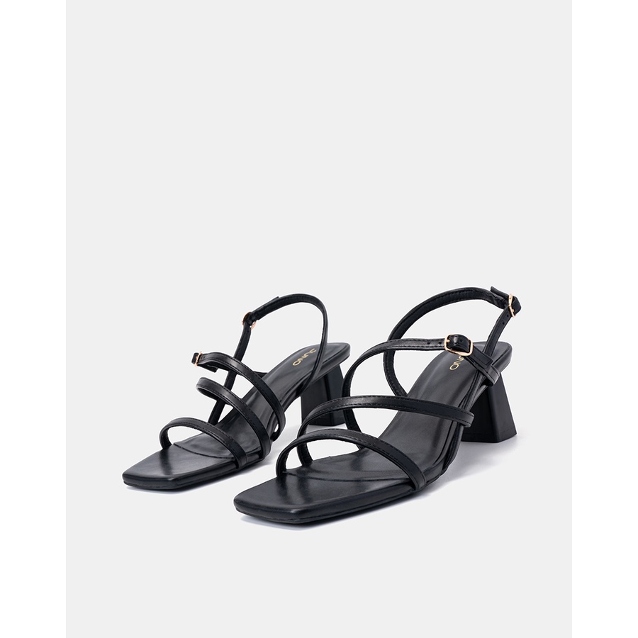Giày Sandal Nữ 5cm Thời Trang JUNO Gót Vuông 3 Dây Quai SD05083