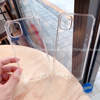 Ốp lưng CẠNH VUÔNG trong suốt dành cho 5s/6/6plus/6s/6splus/7/7plus/8/8plus/x/xr/xs/11/12/13/pro/max/plus/promax