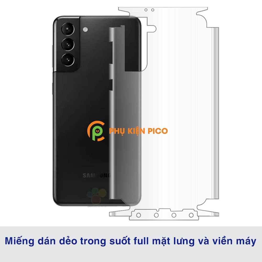 Dán lưng Samsung S21 Plus 5G full viền dẻo trong suốt PPF tự phục hồi vết xước - Dán lưng Samsung Galaxy S21 Plus 5G