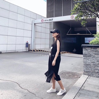 Váy suông ba lỗ dáng dài add