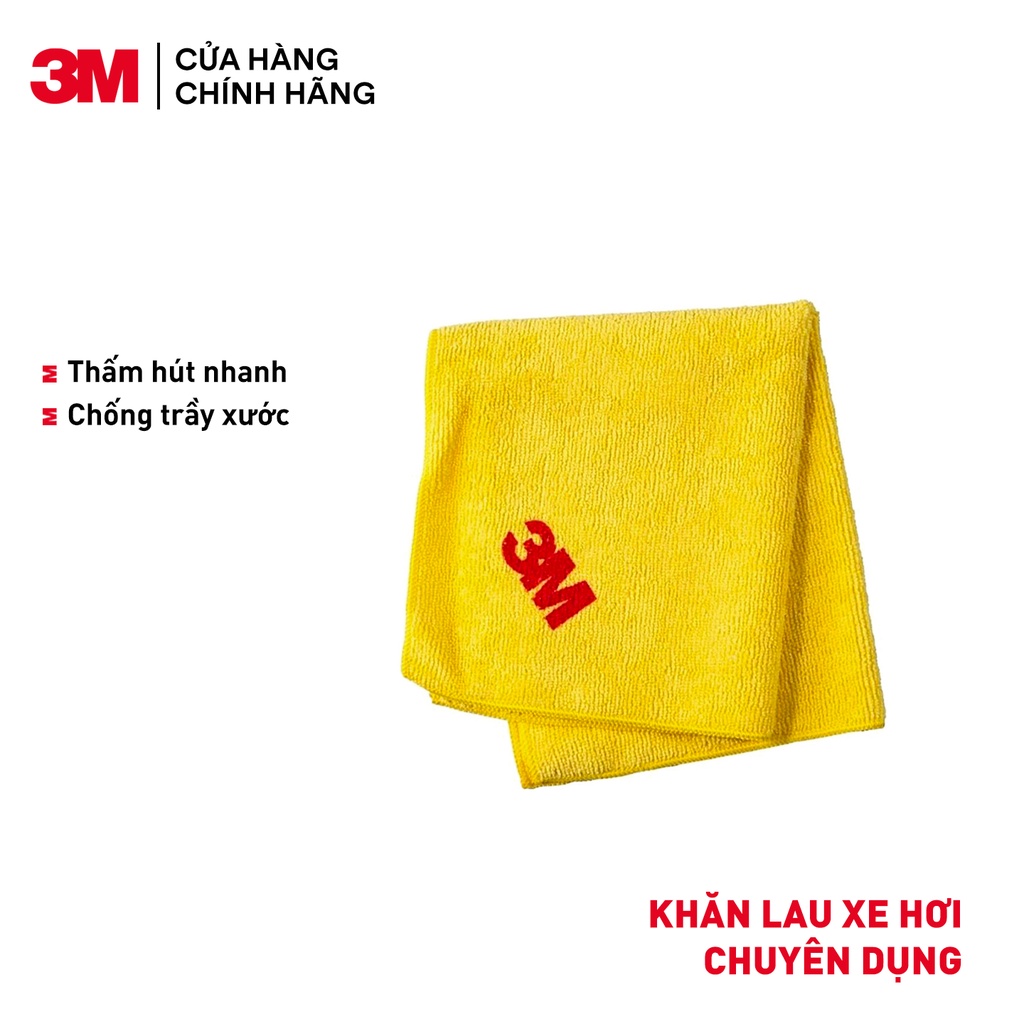 Khăn lau xe hơi chuyên dụng 3M 50400 32 x 36 cm