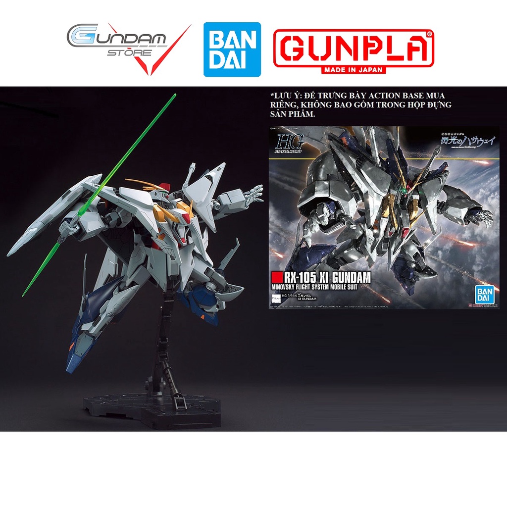 Mô Hình Gundam HG XI RX-105 Bandai 1/144 HGUC UC Đồ Chơi Lắp Ráp Anime Nhật