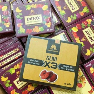 Giảm cân X3 Đông Y Mộc Linh, Tặng Kèm Detox