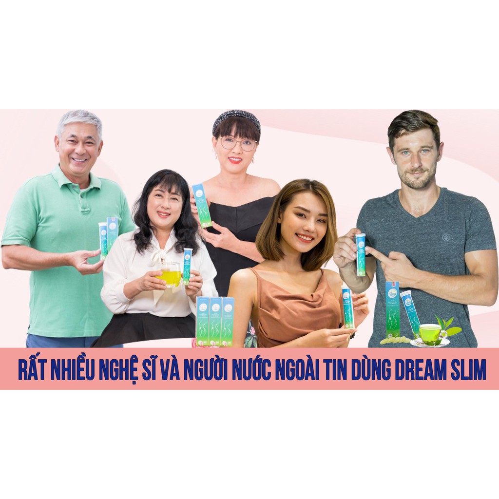 Giảm Cân Dream Slim 1 lọ 20 viên hỗ trợ giảm mỡ máu