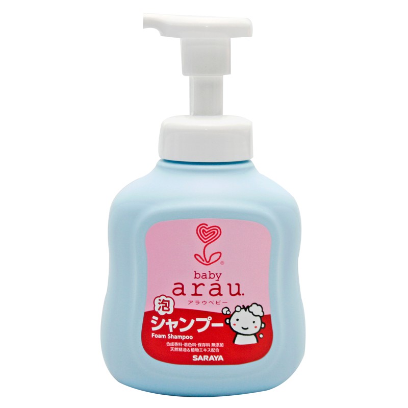 {Sỉ-Lẻ} Bọt tắm gội thảo mộc cho bé Arau baby 450ml