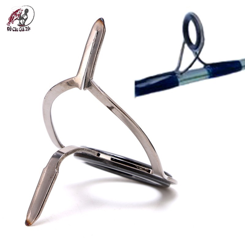 Hàng Siêu Cấp  Khoen Cần Câu Cá, Khoen Silic 3 Chân Cao Cấp