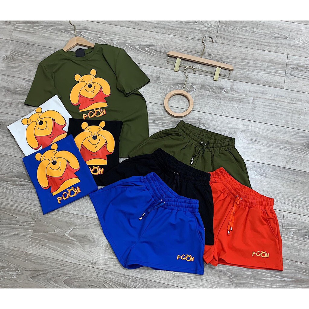 Set Bộ đùi cotton nữ gấu pooh [40-56kg]