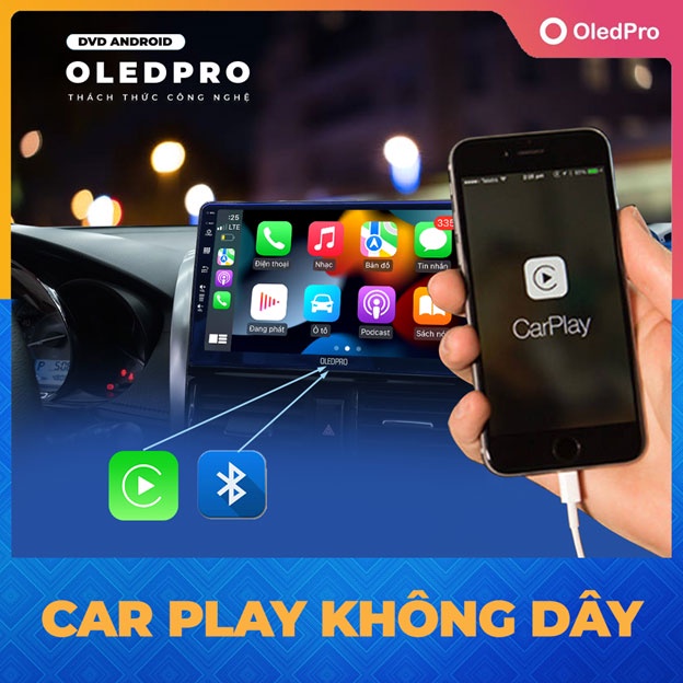 Màn Hình DVD Android Ô Tô OLED PRO A5 Chính Hãng RAM 2G ROM 32G Bảo Hành 18 Tháng màn hình android ô tô đầu dvd ô tô
