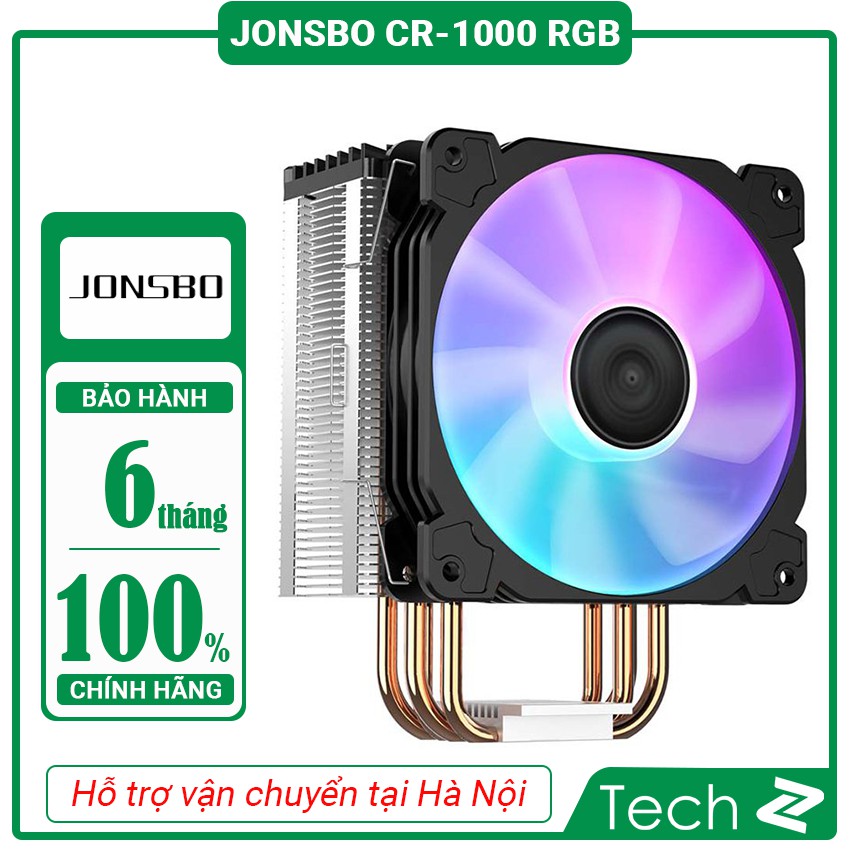 Tản nhiệt khí Jonsbo CR 1000 RGB (Hỗ Trợ CPU Intel và AMD)