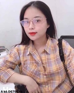 Áo sơmi kẻ túi ngực - HS
