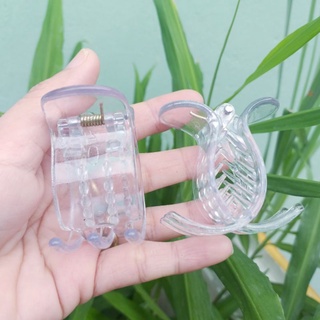 Kẹp tóc 5 răng tròn trong suốt (Loại 1)