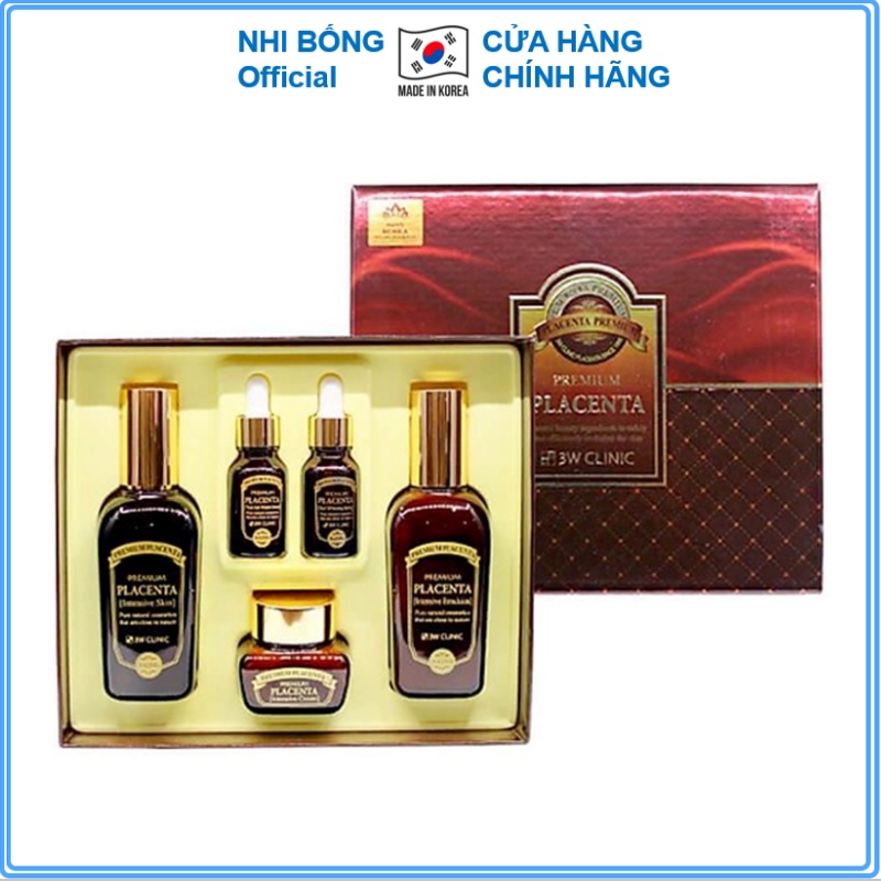 Bộ dưỡng trắng da -Bộ dưỡng da chống lão hóa tinh chất cừu 3W CLINIC Hàn Quốc [Cam Kết Hàng Chính Hãng]