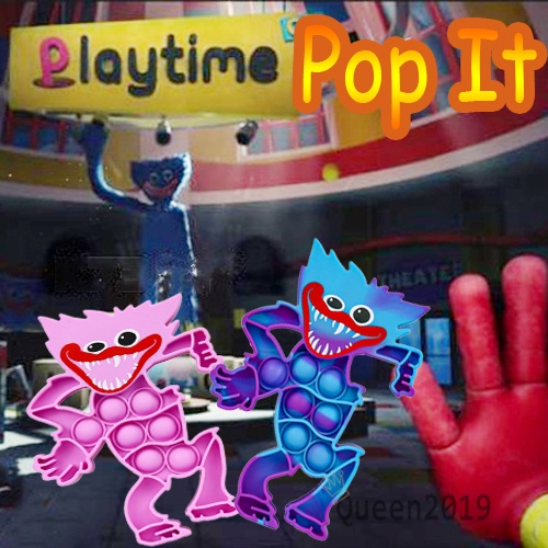 pop it Poppy Playtime huggy wuggy Đồ chơi Giải nén silica gel Màu hỗn hợp