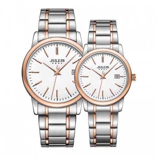 Đồng hồ Unisex Hàn Quốc JULIUS JA-1205 dây thép