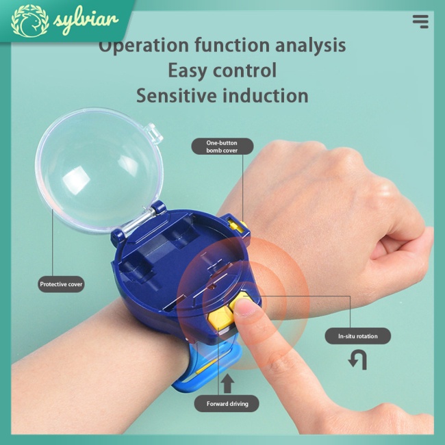 Đồ Chơi Xe Hơi Đồng Hồ Điều Khiển Từ Xa Mini Bằng Hợp Kim Sạc Usb