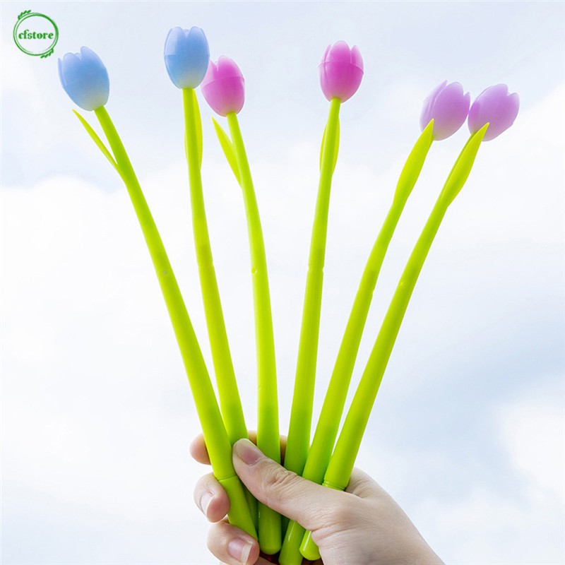 Bút Nước Hình Hoa Tulip Dễ Thương