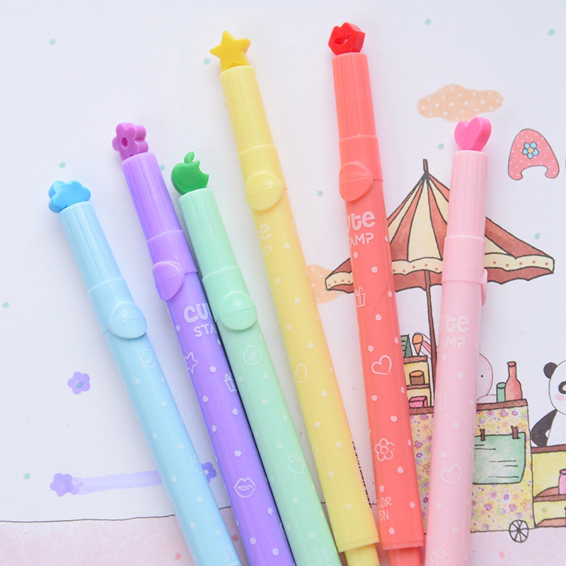 Bút Dạ Quang Nhiều Màu Sắc Tiện Dụng Cho Học Sinh