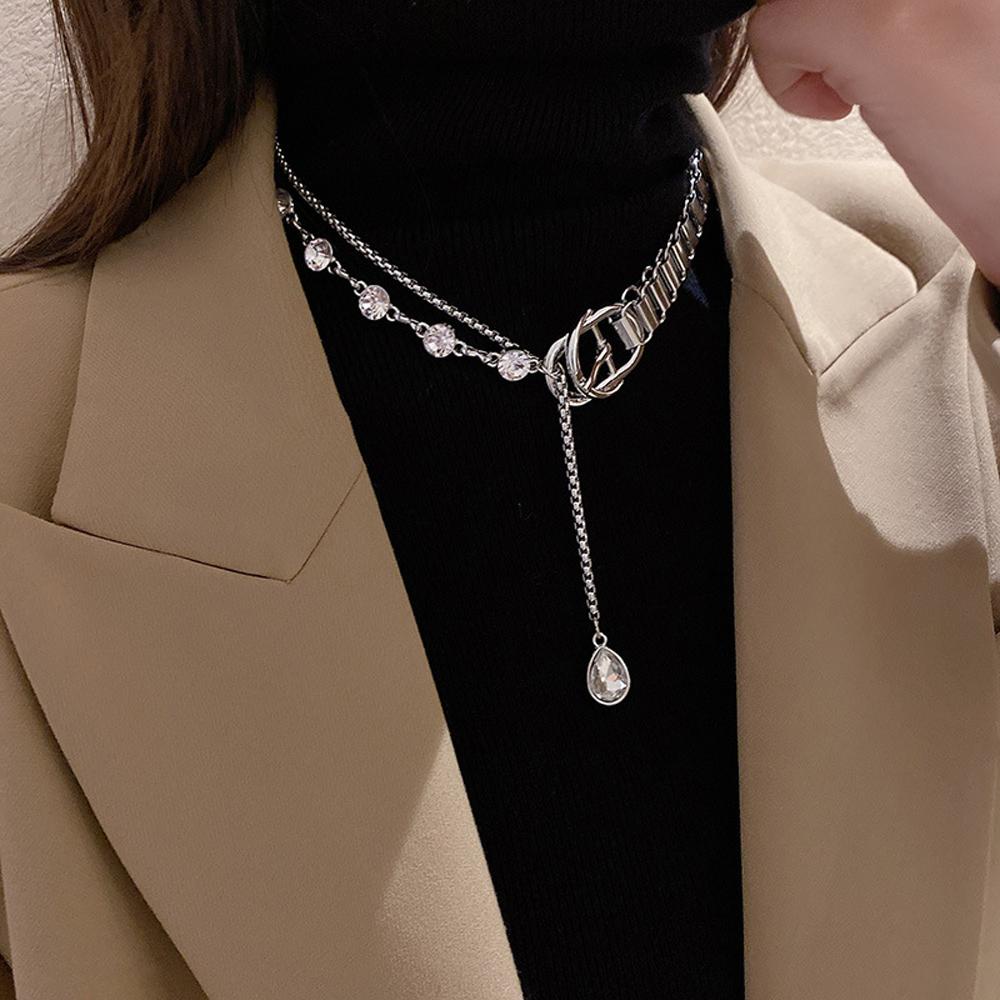 Dây Chuyền Nhiều Lớp Phối Tua Rua Thời Trang Cho Nữ|Dây Chuyền Dài Choker