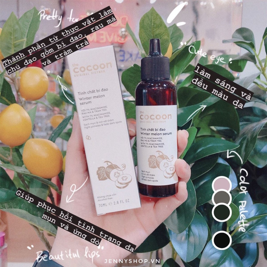 Tinh Chất Bí Đao Cocoon Winter Melon Serum