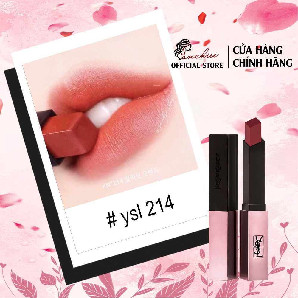 Son môi cao cấp YSL The Slim Glow Matte Lipstick HOT TREND 2021