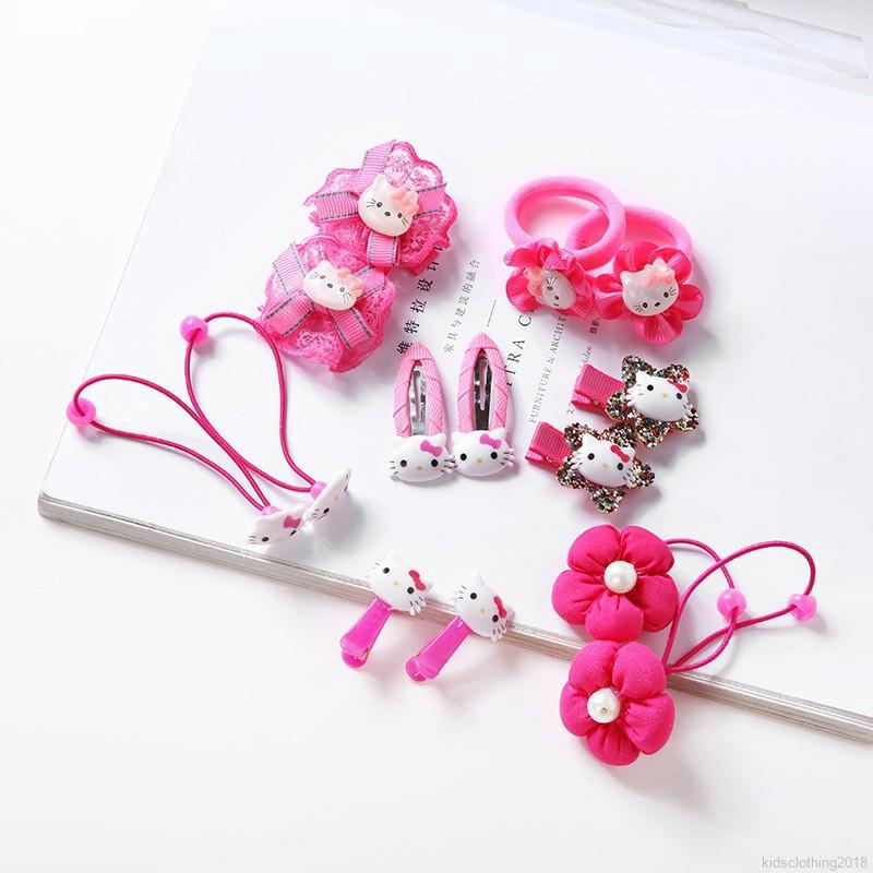 Kẹp Tóc Hello Kitty Dễ Thương Cho Bé Gái