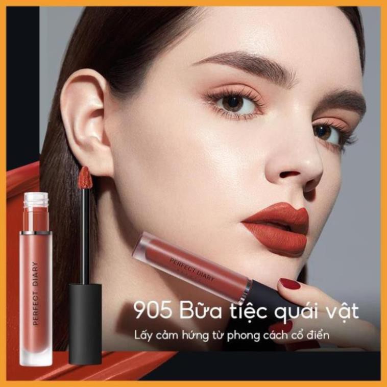 [CHÍNH HÃNG] Son Kem Perfect Diary Màu Lì Tông Màu Cổ Điển Lâu Trôi 3g | BigBuy360 - bigbuy360.vn
