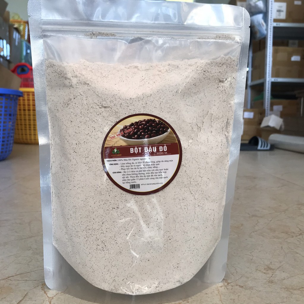 1kg bột đậu đỏ nguyên chất loại hạt nhỏ tắm trắng đắp mặt | BigBuy360 - bigbuy360.vn