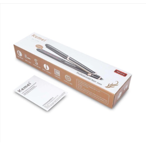 Máy uốn - duỗi tóc đa năng Kemei KM - 2219 có tia hồng ngoại làm nóng nhanh