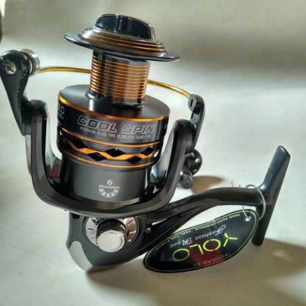 Máy Câu Cá Yolo Cool Spin + Tặng 1 Hộp Cước Câu Cá Shimano ( Fishing Machine Cool Spin CS6000 - CS5000 - CS4000)