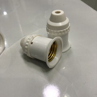 Đui Đèn Xoáy E27 Nhựa Chống Cháy
