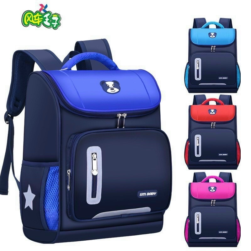 Balo Học Sinh Tiểu Học Cho Bé Gái Bé Trai  Balo Gấu Trẻ Em Cấp 1  BABY Chống Gù,Có Phản Quang,Chống Thấm