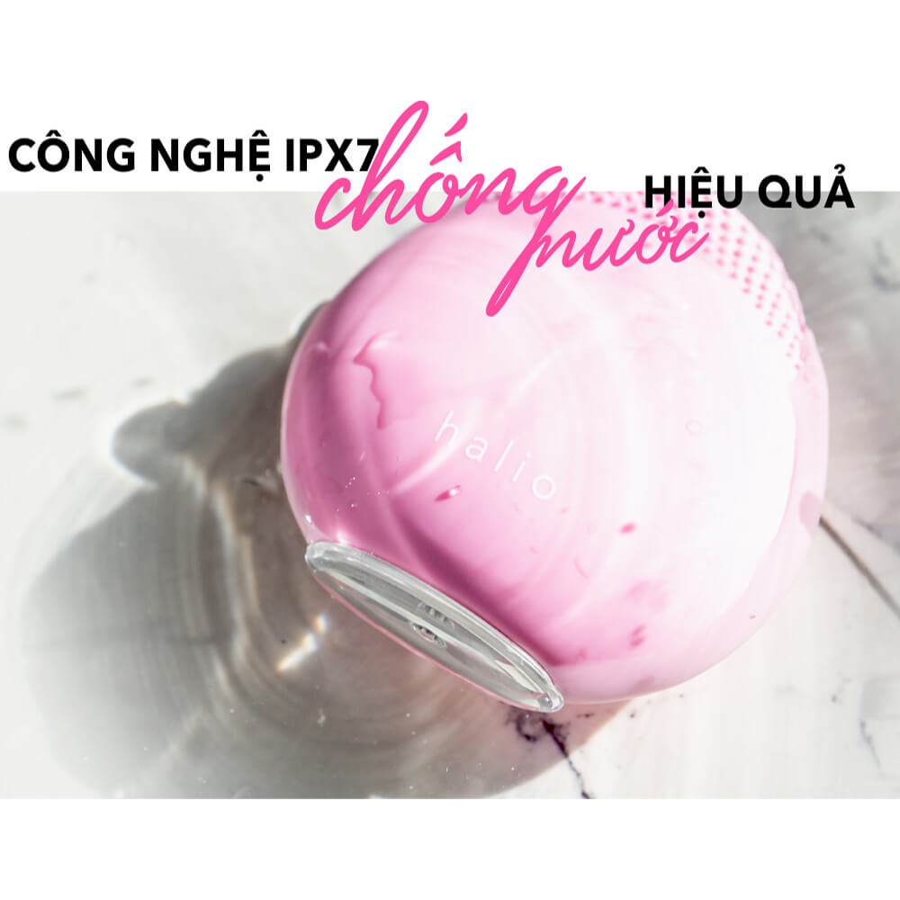 Máy Rửa Mặt Halio Dành Cho Da Nhạy Cảm Sensitive Facial Cleansing &amp; Massaging Device