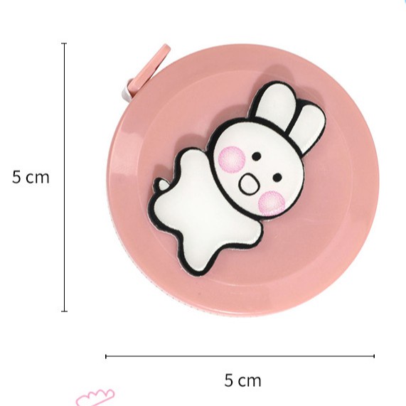 Thước Dây Mini Họa Tiết Hoạt Hình Xinh Xắn Đáng Yêu