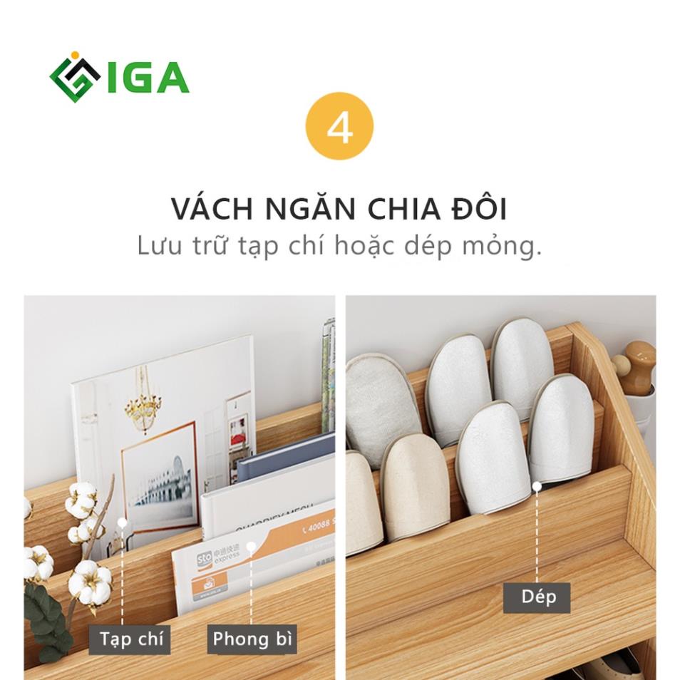 Tủ giày kết hợp kệ sách giá sách tiện lợi - gp160