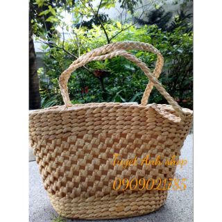 Giỏ xách lục bình, túi xách lục bình, túi xách cói, túi xách nữ thời trang
