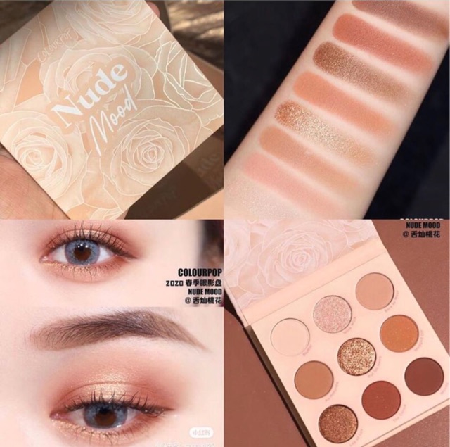 COLOURPOP - Bảng mắt Nude Mood Palette