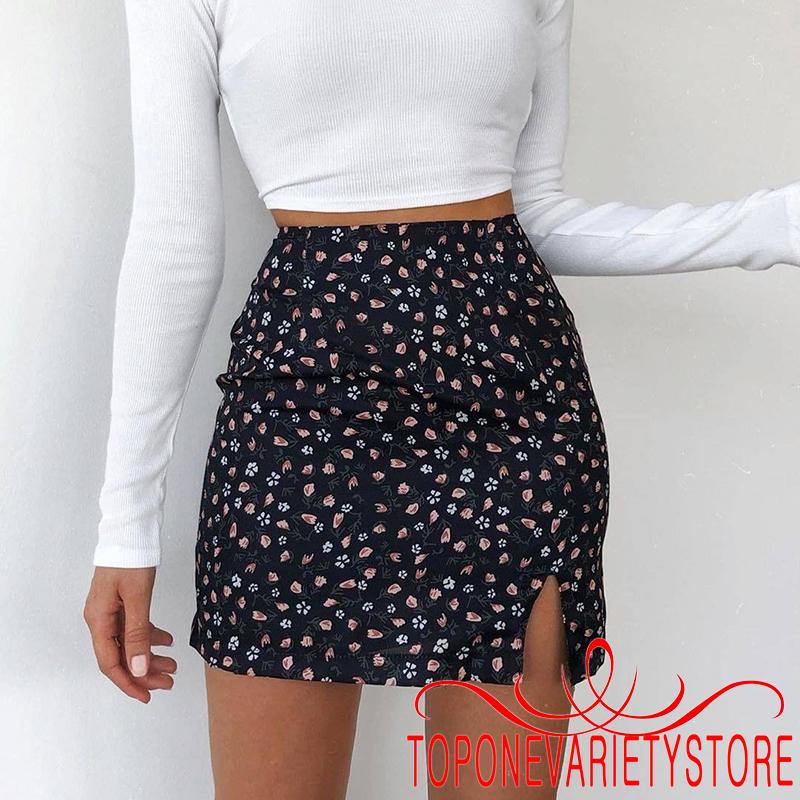 Chân Váy Hoa Xẻ Tà Thời Trang Dành Cho Nữ | BigBuy360 - bigbuy360.vn