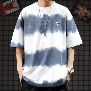 Áo thun nam ngắn tay họa tiết hoa cúc phong cách hip hop