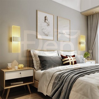 Đèn trang trí treo tường thủy tinh 2 đầu 6w yjw-103#dentrangtritreotuonggiare