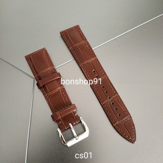 DÂY DA ĐỒNG HỒ VÂN CÁ SẤU 2 MẶT