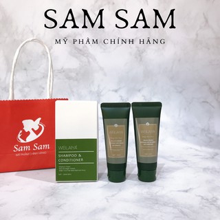 Bộ dầu gội gừng weilaiya giảm rụng tóc 20ml